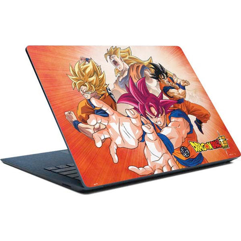 Dragon Ball Super Goku Evolution Surface Laptop Skin